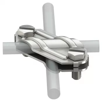 OBO BETTERMANN connecteur en croix 250 V4A 8-10mm acier inoxydable protection contre la foudre 5312925