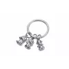 Troika KR17-18/MA Silver Cast Aluminum Keychain with Figure
