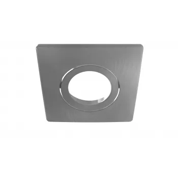 SYNERGY21 LED Morpheus 68 anneau de recouvrement carré orientable nickel brossé S21-LED-24V26018