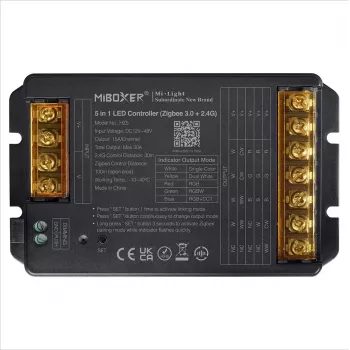 Synergy 21 LED contrôleur série HC 5 en 1 DC12-48V Zigbee 3.0+ 2.4G HP 30A MiLight/Miboxer (HZ5)