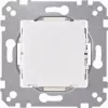 Merten System M cache interrupteur à bascule, blanc polaire, brillant, 1 poste, symbole lumière 587093