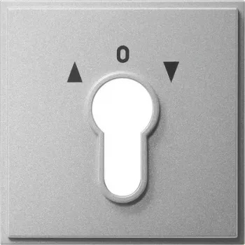 Bouton bascule avec symbole lumineux Gira System 55, blanc pur brillant (066465)