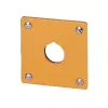 Plaque de montage Eaton M22-EY1, jaune, aluminium, IP65, 72 x 72 mm 216542