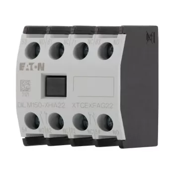 Bloc de contacts auxiliaires Eaton DILM150-XHIA22, 2NO+2NC, montage frontal, bornes à vis 283464