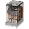 Relais industriel Finder 55.12.9.012.0000, bobine 12 V DC, 2 contacts inverseurs, 10 A
