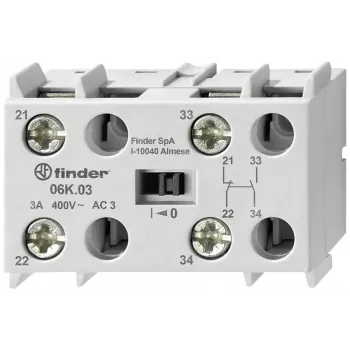 Module de contact auxiliaire Finder pour relais de surveillance série 6K.04 (06K.03)