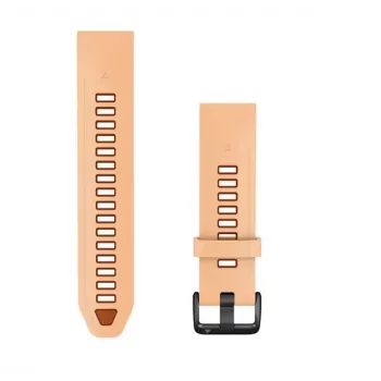 Bracelet de montre en silicone Garmin QuickFit 20 mm - rose / Autumn Orange 010-14506-03