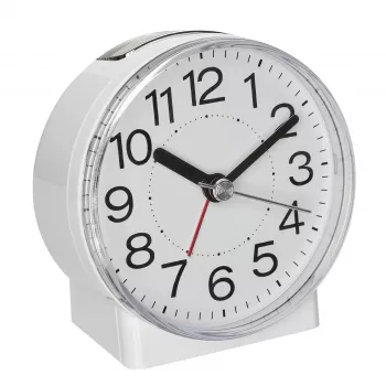 Réveil à quartz TFA Dostmann 60.1037.02 blanc