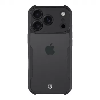 Coque arrière Tactical Quantum Stealth iPhone 18 Pro transparente/noire