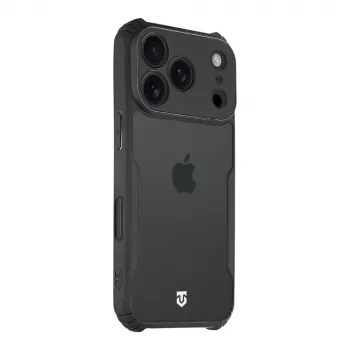 Coque arrière Tactical Quantum Stealth iPhone 18 Pro transparente/noire