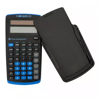 Calculatrice scientifique Texas Instruments TI-30 ECO RS noir/bleu