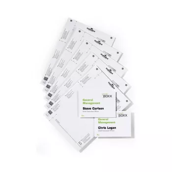 Étiquettes à insérer DURABLE pour badges nominatifs 14,9 x 10,55 cm