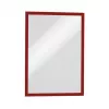 Cadre de présentation magnétique DURABLE DURAFRAME MAGNETIC A3 rouge lot de 5