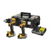 Kit DEWALT 18V XR DCD800 DCF850 avec 2 batteries Powerstack 1,7Ah
