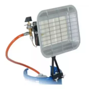 DEDRA radiateur à gaz pour bouteille 4,6 kW