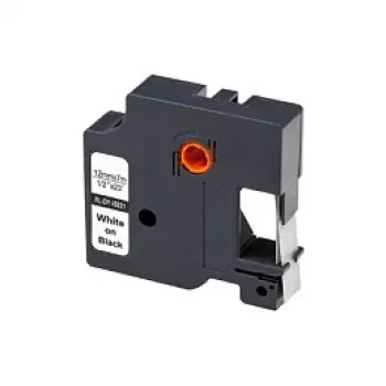 Ruban d'étiquetage compatible pour DYMO D1 G&G, 12 mm x 7 m, noir sur jaune