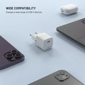 Fixed Mini chargeur USB-C GaN 30W - noir