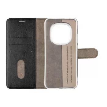 Étui à rabat Fixed Opus Book pour Xiaomi Redmi Note 15 Pro 5G - cuir, noir
