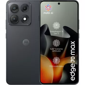Smartphone Motorola edge 70 max 256 Go, PANTONE dark shadow