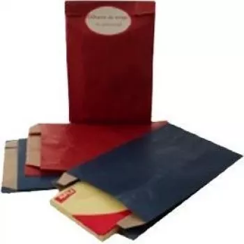 Sac cadeau en papier kraft rouge AGIPA 180 x 350 mm, 50 g/m², 1 pièce 101652