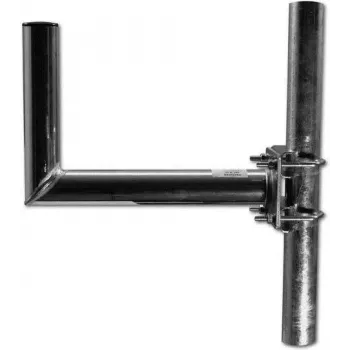 TELEVES MAL35HV bras de mât en aluminium 35 cm montage horizontal/vertical pour mâts jusqu'à 60 mm