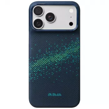 Coque PITAKA Edge Milky Way Galaxy 2.0 pour iPhone 18 Pro Max / 17 Pro Max - Nearfield Blue