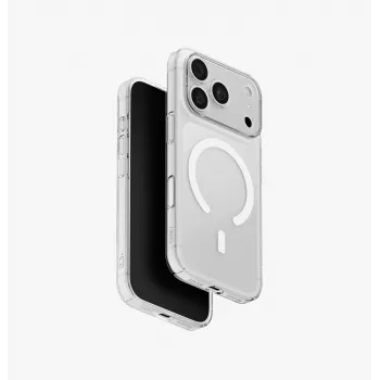 Coque UNIQ Hybrid pour iPhone 18 Pro / 17 Pro avec charge Magclick Airsuit transparente