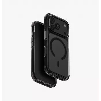 Coque de charge UNIQ Combat Magclick pour iPhone 18 Pro / 17 Pro, noire