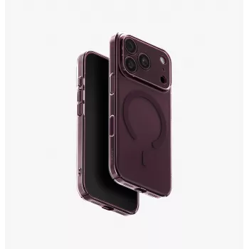 Coque de charge UNIQ Airsuit MagClick pour iPhone 18 Pro / 17 Pro, bordeaux