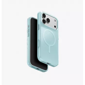 Coque de charge écologique UNIQ Clario MagClick pour iPhone 18 Pro Max / 17 Pro Max, menthe