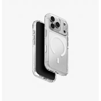 Coque de chargement UNIQ LifePro Xtreme MagClick pour iPhone 18 Pro / 17 Pro - Transparent