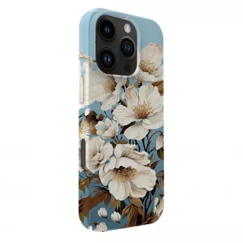 Coque fine Evelatus pour iPhone 16 Pro Max avec MagSafe - Flower Blue