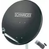 Système SAT SCHWAIGER 80 cm 1 participant Single-LNB anthracite