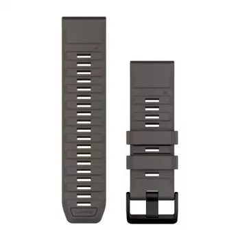 Bracelets de montre Garmin QuickFit 26, silicone Pebble Grey [010-14560-00]