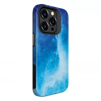 Coque Armor Evelatus iPhone 15 Pro TPU+PC Galaxy Blue