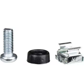 Ensemble d'écrous cage EFB ELEKTRONIK M6, 20 pièces, zingué, complet avec vis