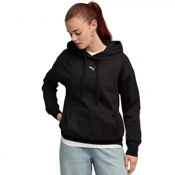 Puma ESS Centered Cat Logo Relaxed Hoodie femme noir taille M