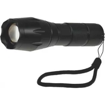 Lampe torche LED zoom ChiliTec 10 W, 3x AAA, noire 22106