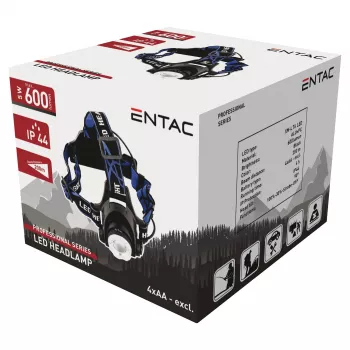 Lampe torche LED zoom ENTAC 5 W en aluminium