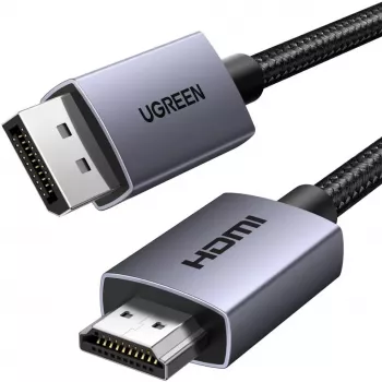 Câble convertisseur actif UGREEN HDMI vers DisplayPort 4K 30Hz 3m noir