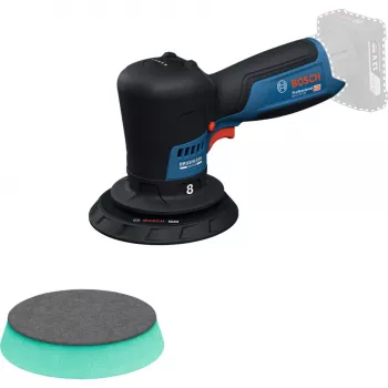 Polisseuse sans fil Bosch GPX 12V-125 Professional 06019L4100, 12 V, 125 mm, bleu/noir, Solo (sans batterie ni chargeur)