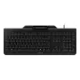 Clavier filaire Cherry SMART BOARD 1150 avec lecteur de carte à puce, USB, disposition allemande (QWERTZ), noir