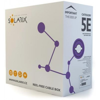 SOLARIX Cat5e U/UTP Network Cable, 500 m, LSZH
