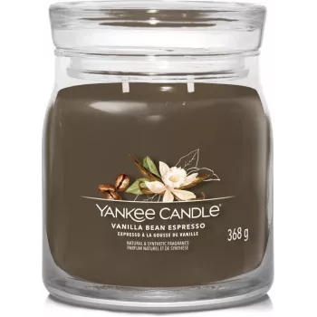 Bougie parfumée moyenne Yankee Candle Vanilla Bean Espresso (1701388E)