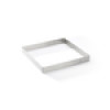 Moule à tarte carré perforé De Buyer en acier inoxydable, 17,5 cm (3099.23)