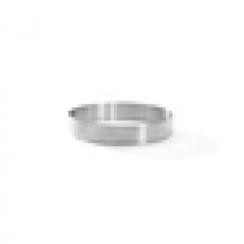 Cercle à tarte rond perforé De Buyer en acier inoxydable, 12,5 cm (3099.05)