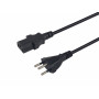 Equip Cordon d'alimentation Swiss T12 vers IEC C13, 1,8 m, noir, PVC