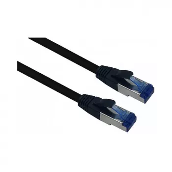 Câble de raccordement extérieur helos Cat6a RJ45, 1 m, noir