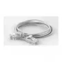 Câble de raccordement WANTEC Slim Cat6a U/UTP RJ45, 2,8 mm, 1,5 m, blanc