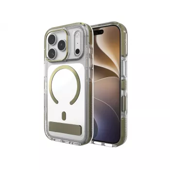 Coque Zagg Santa Cruz Snap Metallic avec support pour iPhone 18 Pro / 17 Pro, or
